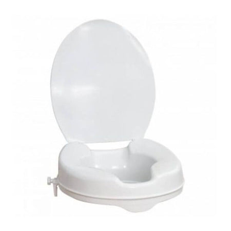 Ergonomic Moulded Raised Toilet Seat With Lid - Emobility Shop