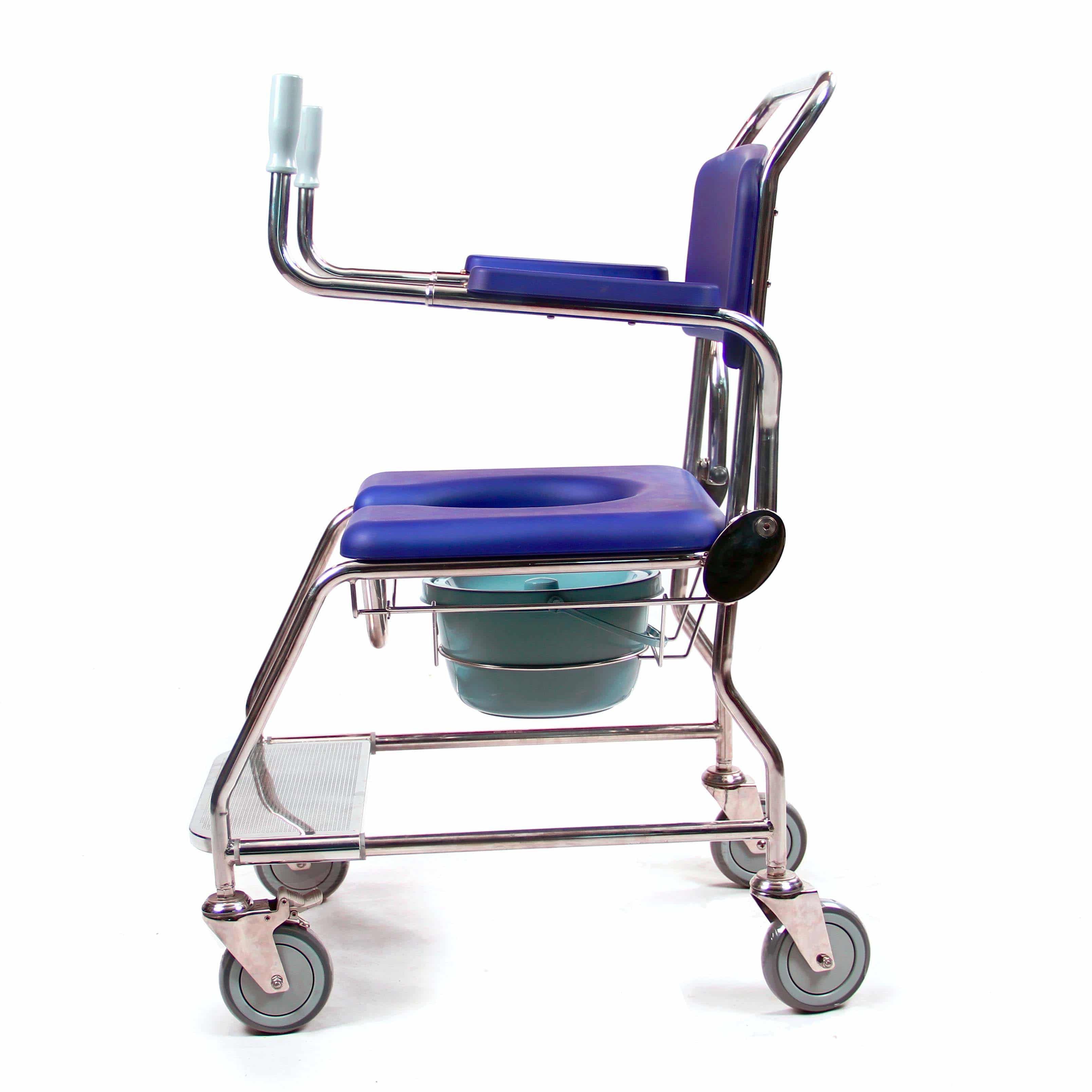 Stainless Steel Shower Commode | EmobilityShop