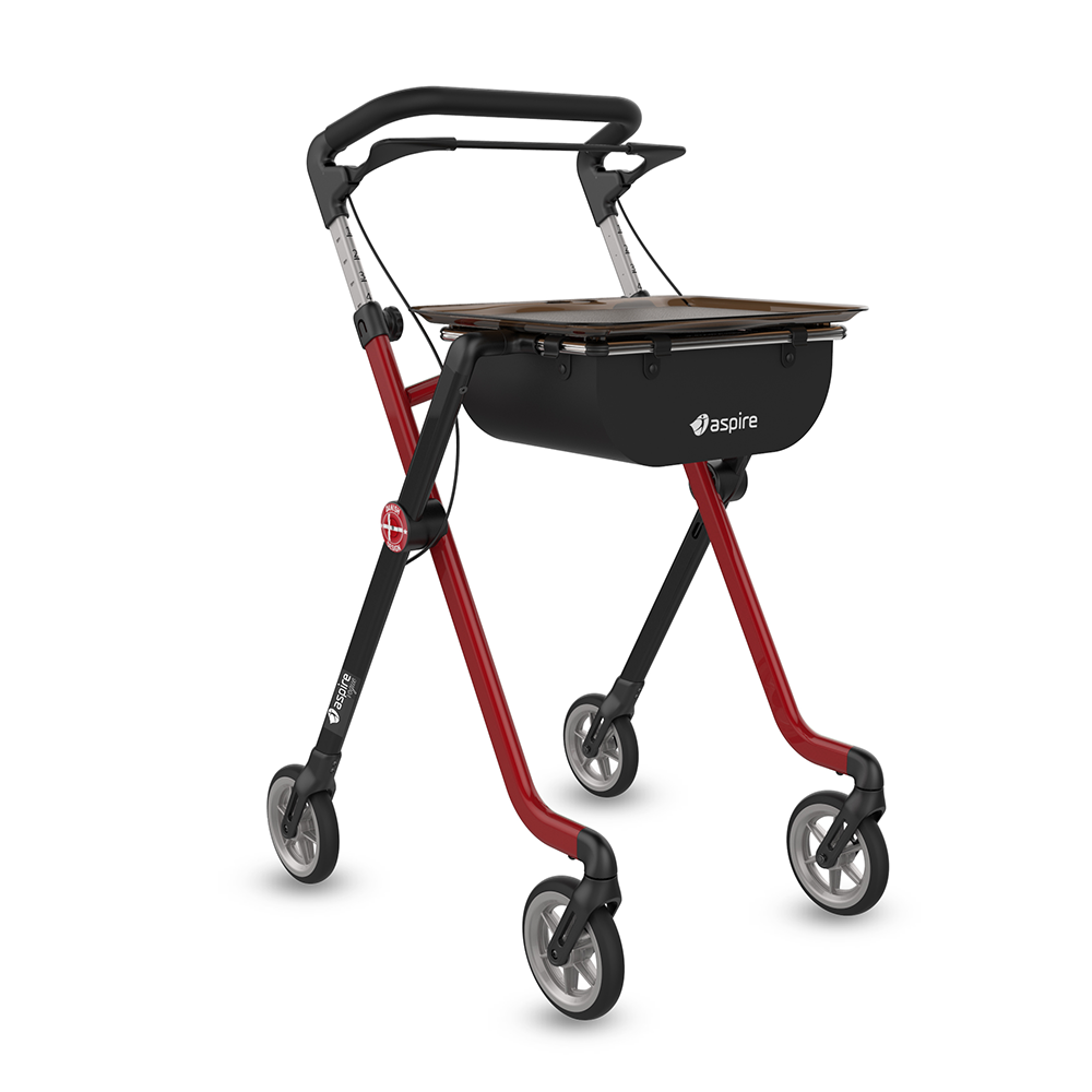 Aspire Vogue Indoor Walker Rollator - Emobility Shop