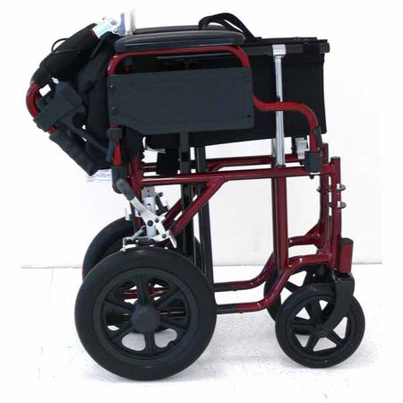 Deluxe Folding Transit Wheelchair - Emobility Shop