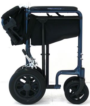 Deluxe Folding Transit Wheelchair - Emobility Shop