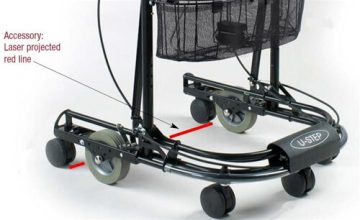 U Step 2 Foldable Walker & Rollator 170Kg - Emobility Shop