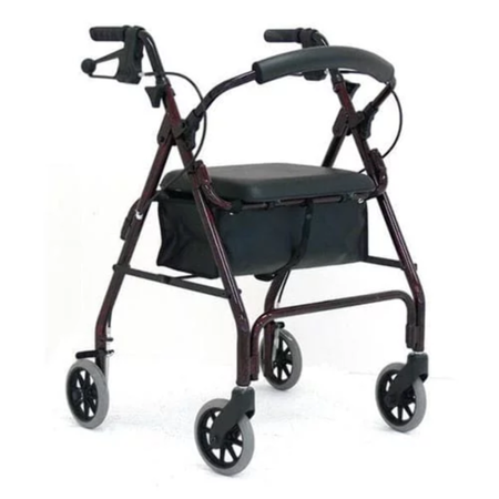 6′ wheels Mini Rollator Walker - Emobility Shop