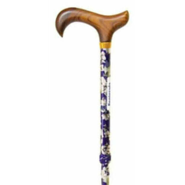 Folding Walking Stick with Floral Pattern - Emobility Shop